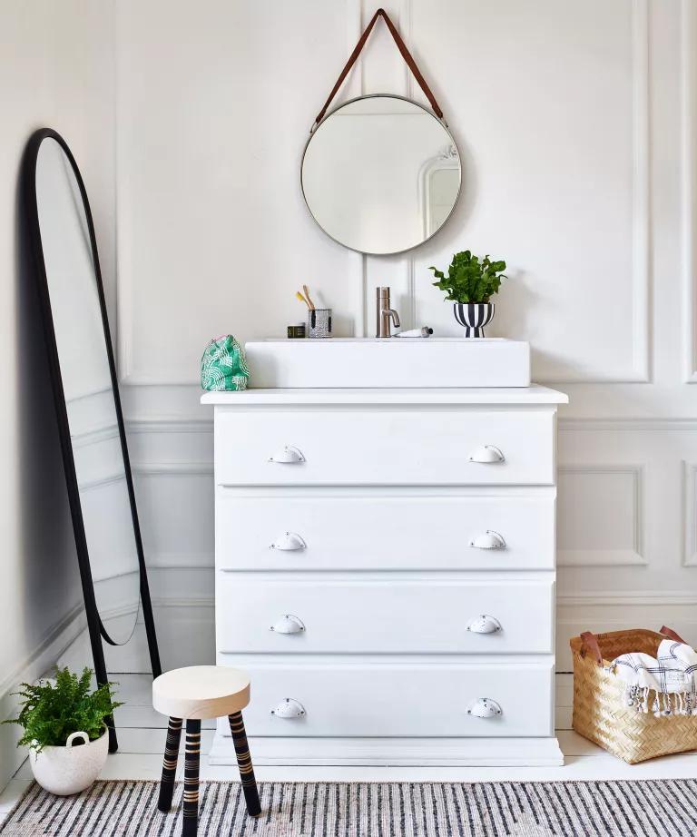 commode de rangement pour salle de bain