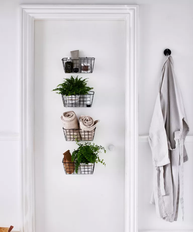 paniers de rangement pour salle de bain