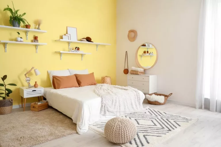 Idées de chambres à coucher jaunes pour des matins ensoleillés et de beaux rêves